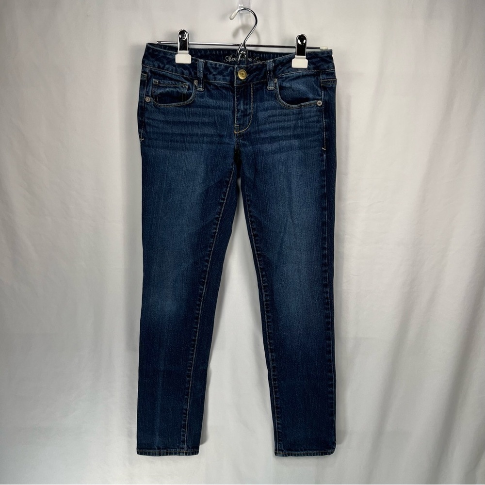 American Eagle - Women’s Jeans - Dark Blue - 4 Short - Skinny